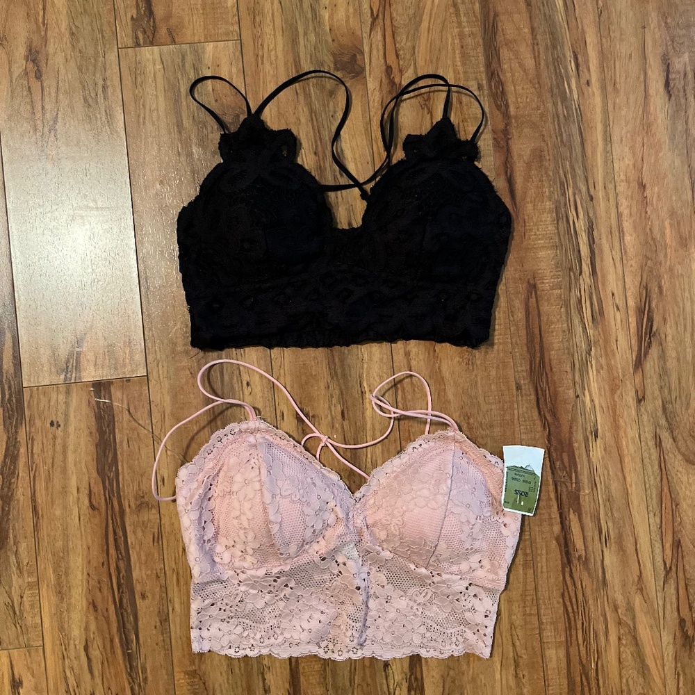 2 Lace Bralettes Bozzolo & Wishlist medium